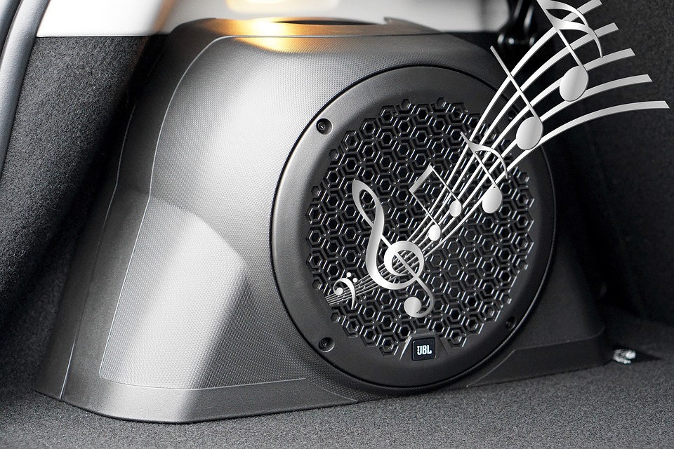 music in car